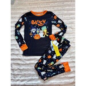 Bluey Halloween Pajama Set Size 8 New *please read*